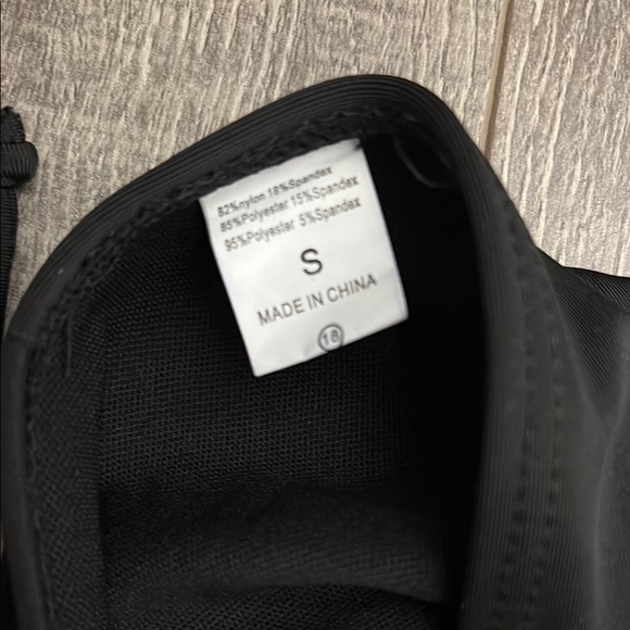 Black Lace-Up Bikini Set, Small - Picture 7 of 8